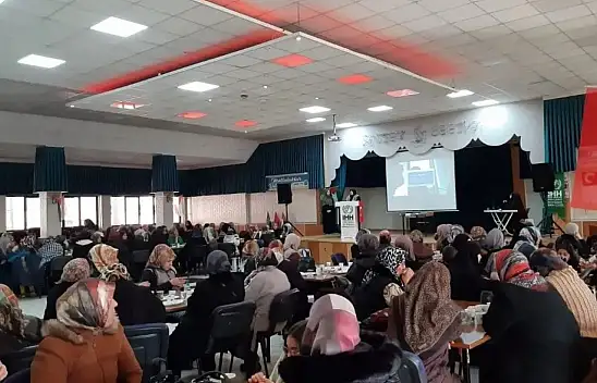 Konya'da kadınlar Gazze için bir araya geldi!