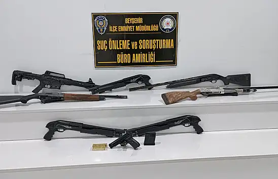 Konya'da kargoyla kaçak silah ticareti polisin gözünden kaçmadı