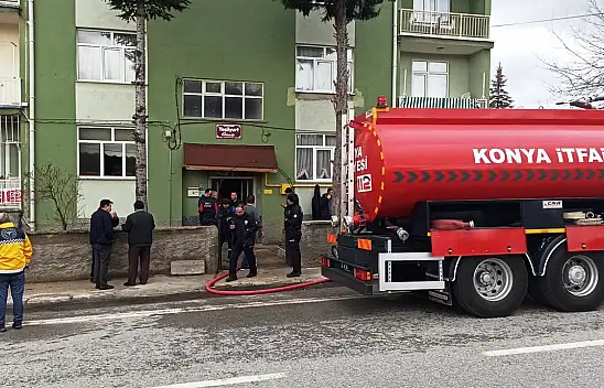 Konya'da korkunç yangın!