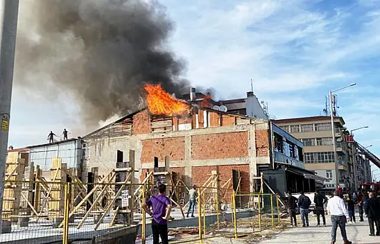 Konya'da korkutan yangın