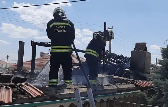 Konya'da korkutan yangın!