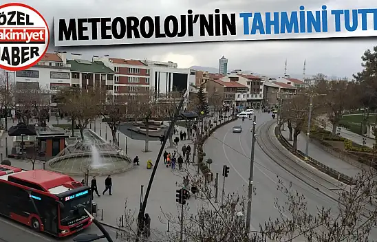 Konya'da Meteoroloji'nin tahmini tutu: Az da olsa yağdı!