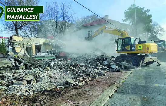Konya'da metruk binalar yıkılıyor