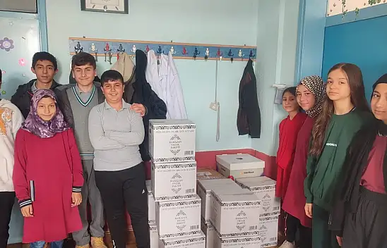 Konya'da öğrencilerden yardım kampanyası