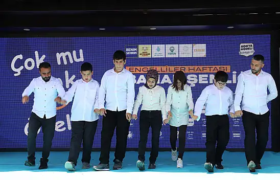 Konya'da özel öğrenciler unutulmadı