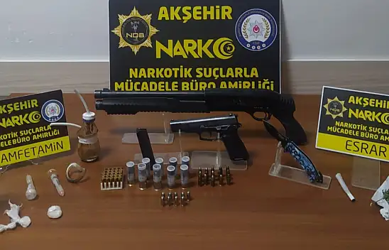 Konya'da polisten uyuşturucu operasyonu