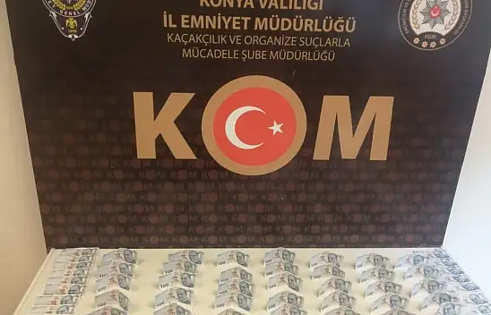 Konya'da sahte para dolandırıcılığı: 2 gözaltı