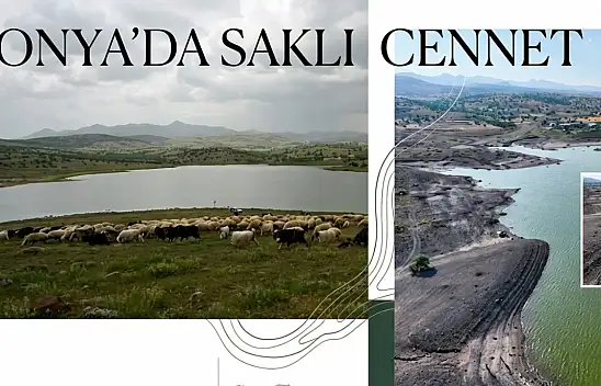Konya'da saklı cennet: Hem üretiyor hem büyülüyor