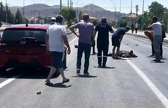 Konya'da talihsiz kaza!