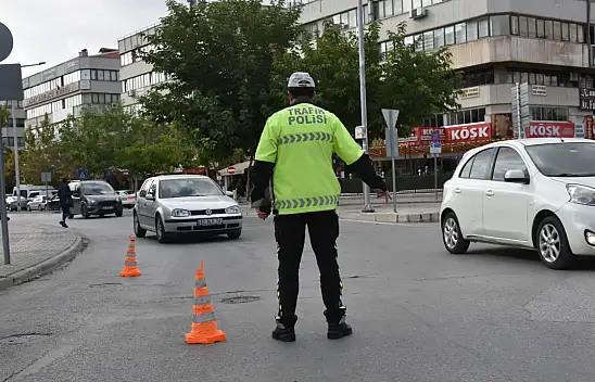 Konya'da trafik polisleri bu çalışma ile dikkat çekti