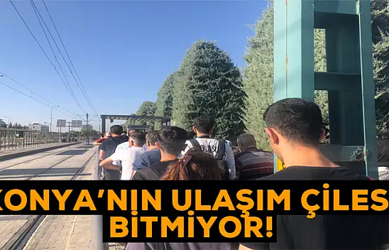 Konya'da vatandaşların ulaşım çilesi bitmiyor!