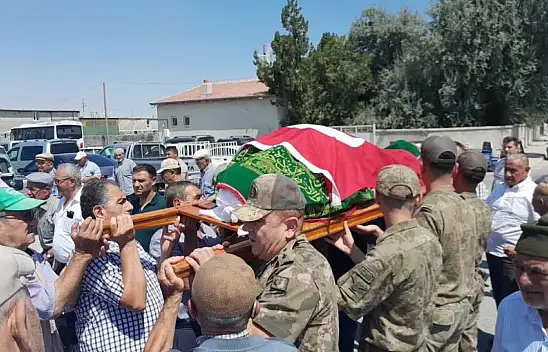 Konya'da vefat eden Kıbrıs gazisine son görev!