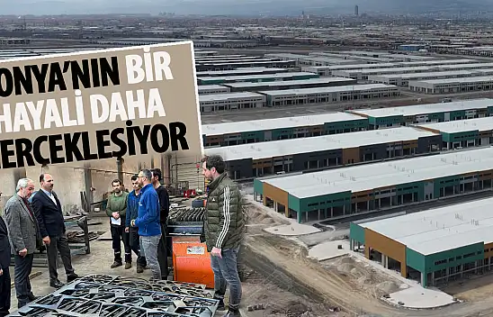 Konya'da Yeni Motorlu Sanayi Sitesi Hızla Yükseliyor