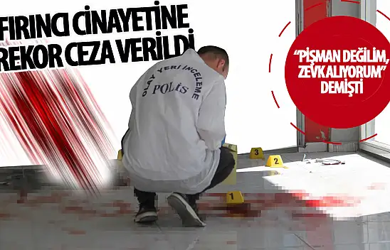 Konya'daki cinayet zanlısına rekor ceza!