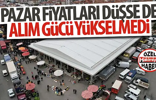 Konya'daki pazarlarda fiyatlar düşse de alım gücü yükselmedi! 
