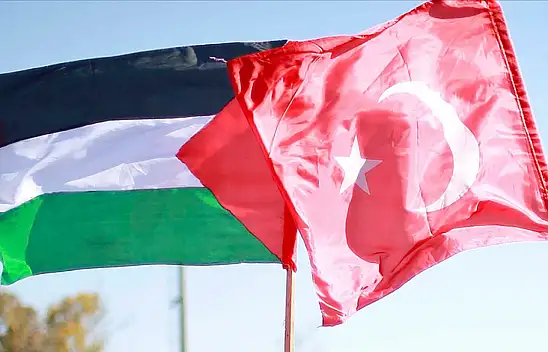 Konya'dan hayatını kaybeden Filistinliler için taziye töreni