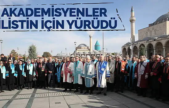 Konya'dan İsrail'e sessiz çığlık