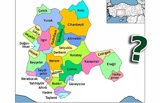 Konya'dan sadece 1 ilçe var! Adım adım il olmak için gün sayıyor...