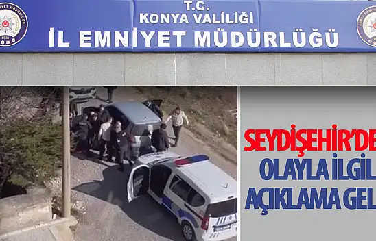 Konya Emniyet Müdürlüğünden dur ihtarına uymayan sürücüyle ilgili açıklama!