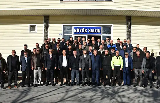 Konya Emniyet Müdürü Engin Dinç muhtarlarla bir araya geldi