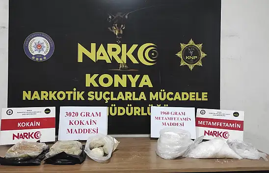 Konya Emniyetinden filmleri aratmayacak operasyon