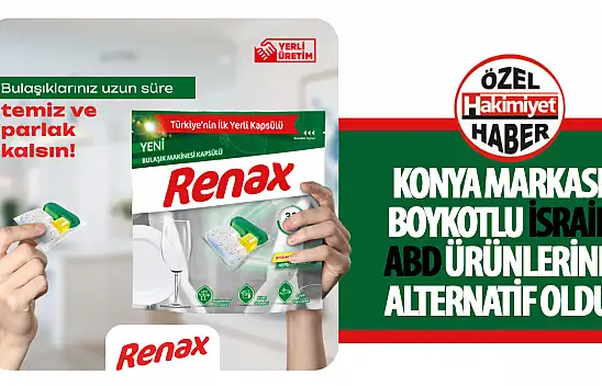 Konya Firması Renax, Temizlik Ürünleri İle İsrail Ürünlerine Alternatif Oldu