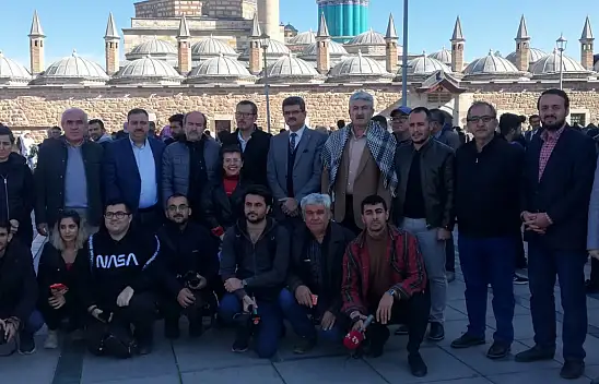Konya Gazeteciler Cemiyeti'nden net mesaj: 'Filistin halkının sesi olmaya devam edeceğiz'