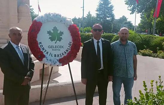 Konya Gelecek Partisi Ata'yı andı