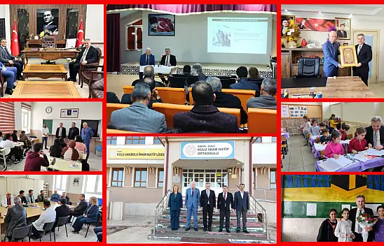 Konya İl Millî Eğitim Müdürü Murat Yiğit Kulu'da okul ziyaretlerinde!