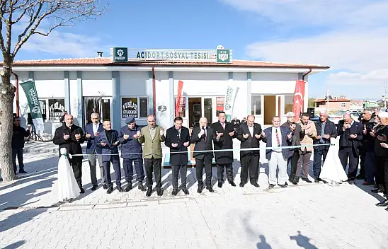 Konya Karatay'da Acıdort Sosyal Tesisi Ve Lojman Binası hizmete açıldı!