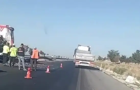 Konya Karapınar'da kaza