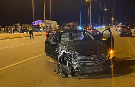 Konya Kulu'da kavşakta korkutan kaza: 3 yaralı