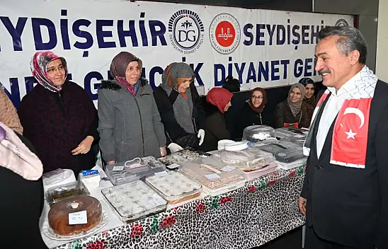 Konya'nın bu ilçesinde Gazze için kermes düzenlendi!