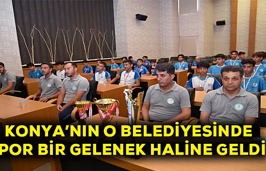 Konya'nın o belediyesinde spor bir gelenek haline geldi