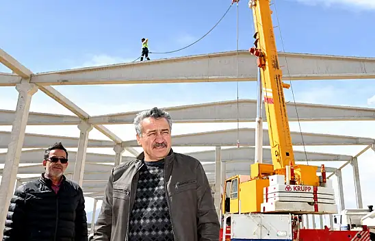 Konya'nın o ilçesinde yapılan tesis hızla yükseliyor