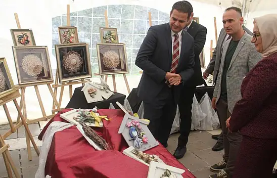 Konya'nın o ilçesinde yıl sonu sergisi düzenlendi