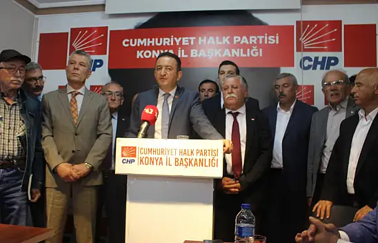 Konya'nın yeni vekili basın karşısında