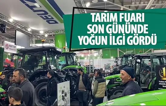 Konya Tarım Fuarı son gününde de yoğun ilgi gördü