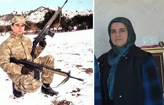 Konya'ya düşen ateşle o saat yıllar önce durmuştu! Şehidimizin annesine acı veda