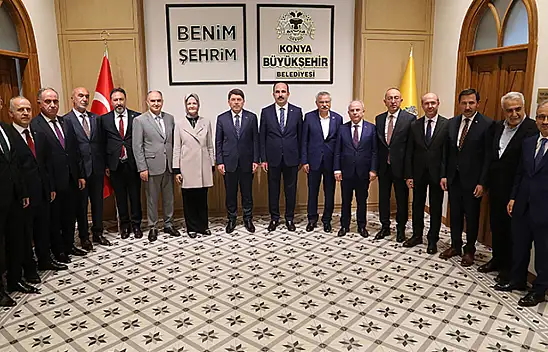 Konya'ya gelen Adalet Bakanı Yılmaz Tunç, Altay'ı ziyaret etti!