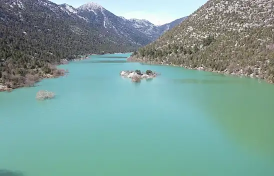 Konya'ya giden yol halen sular altında: Son durum dron ile görüntülendi