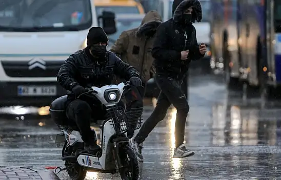 Konya'ya kış geri geldi