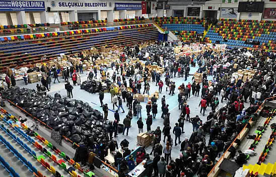 Konya yardımlaşma ve dayanışmada tek yürek oldu