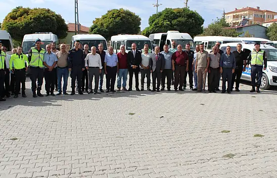 Konya'da öğrenci servisleri denetlendi!