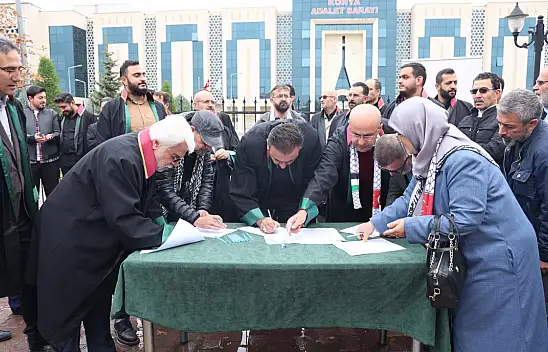 Konyalılar  İsrail'e suç duyurusunda bulundu!