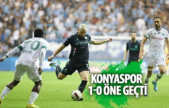 Konyaspor, 1-0 öne geçti!