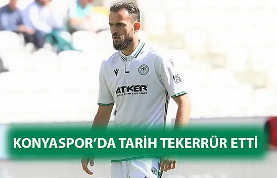 Konyaspor'da tarih tekerür etti