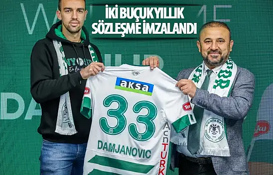 Konyaspor Damjanovic'i kadrosuna kattığını açıkladı!
