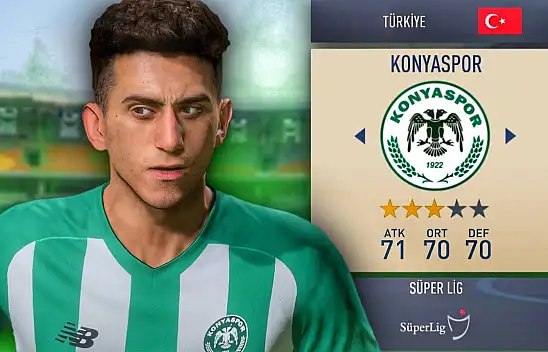 Konyaspor'un EA Sports FC 24 Reytingleri belli oldu!.. Peki en yüksek reytinge sahip oyuncu hangisi?