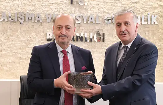 KSO Başkanı Büyükeğen, Bakan Bilgin'e Konya sanayisinin taleplerini iletti